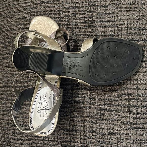 Silver /Grey Life Stride Sandals - Picture 3 of 4
